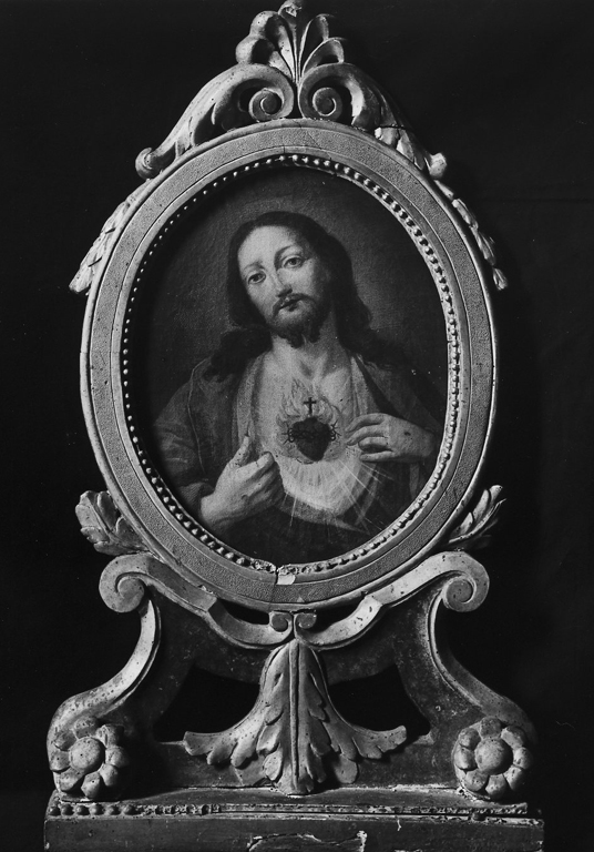 Sacro Cuore (dipinto) di Manno Giuseppe (sec. XIX)
