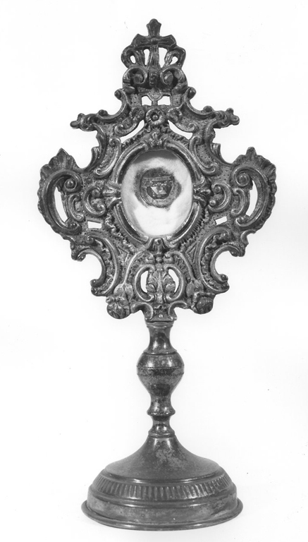 reliquiario - a ostensorio - ambito italiano (sec. XIX)