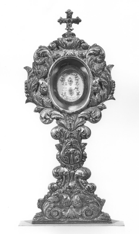 reliquiario - a ostensorio - ambito romano (sec. XVII)