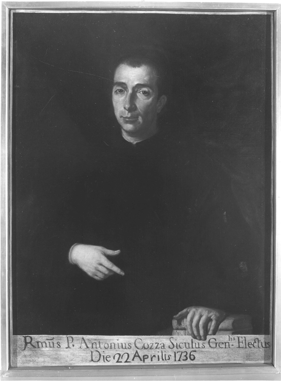 ritratto del generale reverendo Antonio Cozza (dipinto) - ambito romano (sec. XVIII)