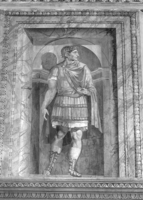 Traiano (dipinto, complesso decorativo) - ambito romano (sec. XVI)