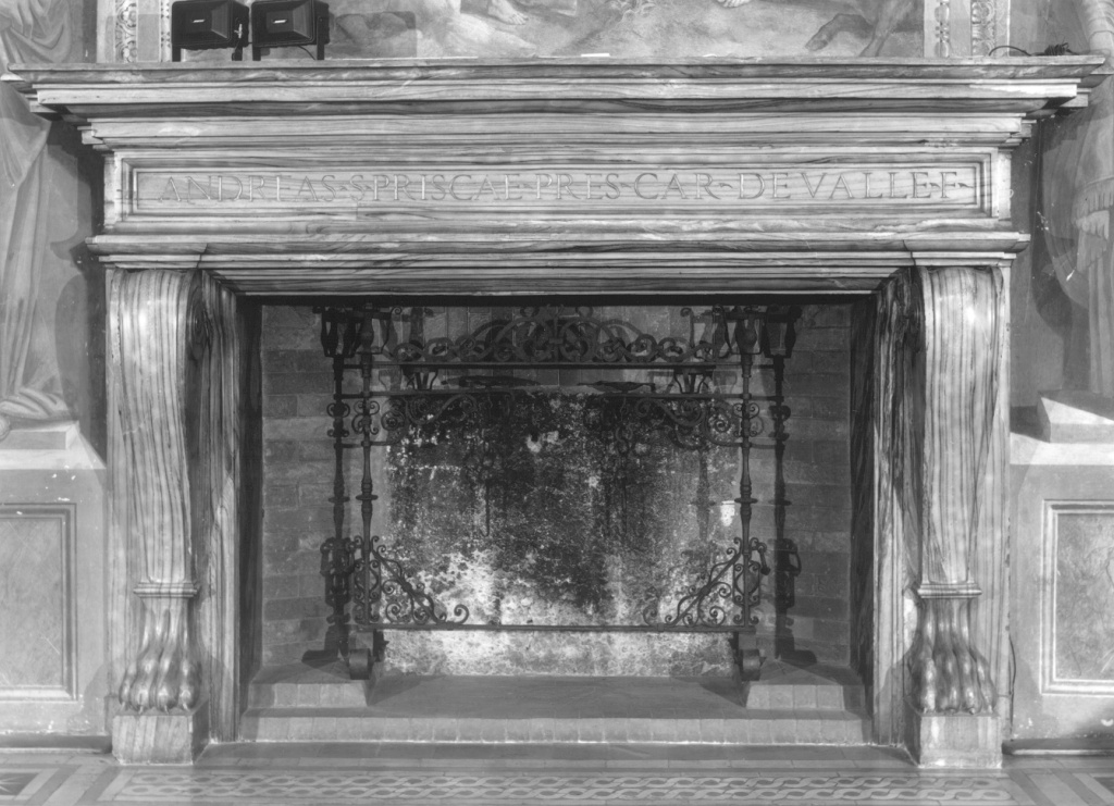 mostra di camino - ambito romano (sec. XVI)