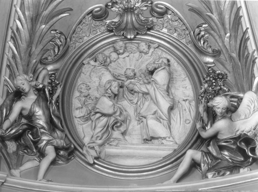 Presentazione di Gesù al Tempio (rilievo) di Slodtz René-Michel detto Michelangelo Slodtz (sec. XVIII)