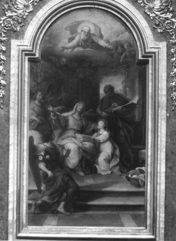 educazione di Maria Vergine (dipinto) di Masucci Agostino (sec. XVIII)