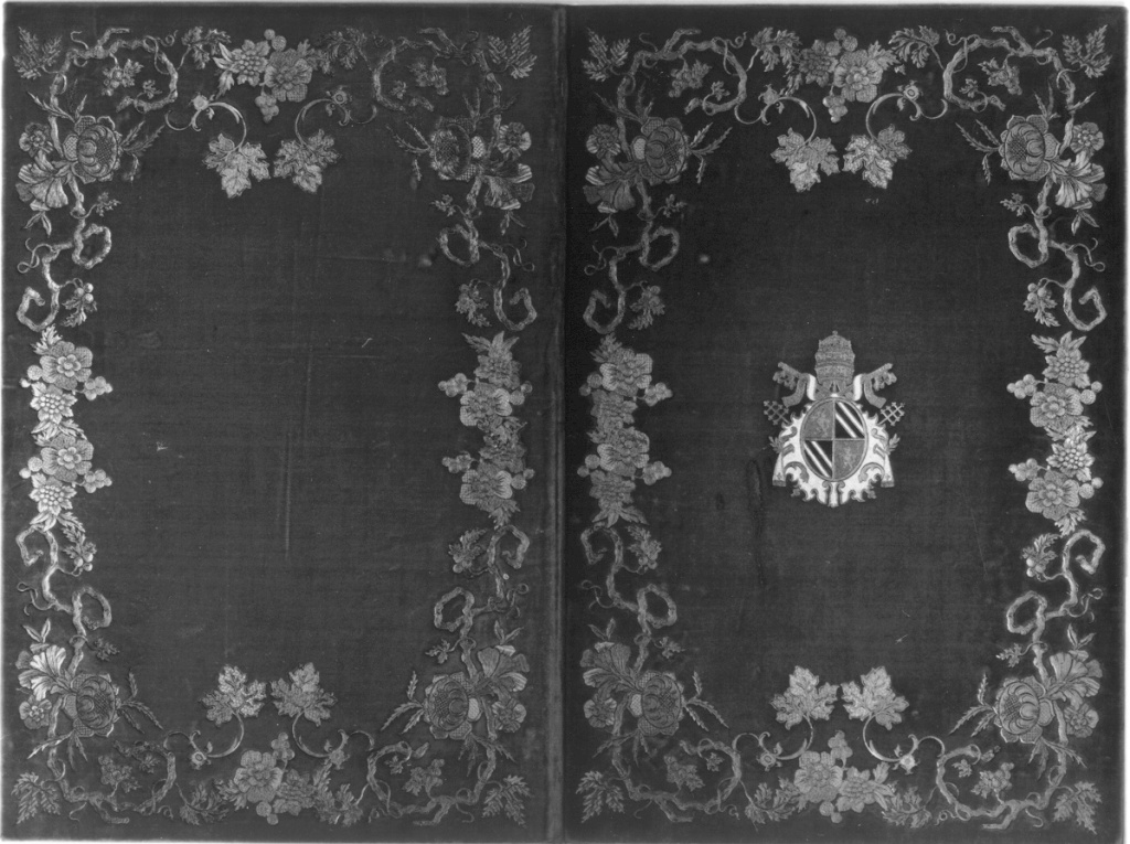 coperta di libro liturgico - ambito italiano (sec. XIX)