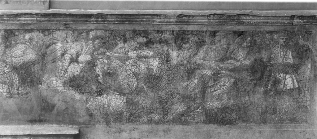 Fuga degli Assiri (dipinto) di Furlano Nicolò (sec. XVI)