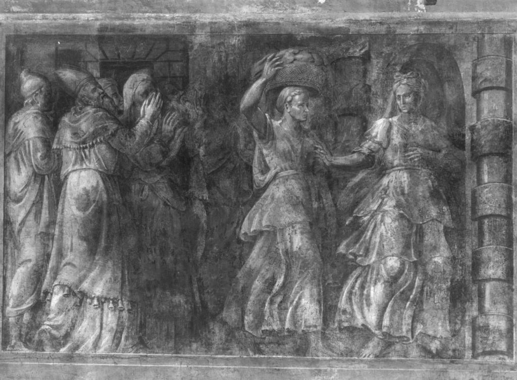 Giuditta esce da Betulia (dipinto) di Furlano Nicolò (sec. XVI)
