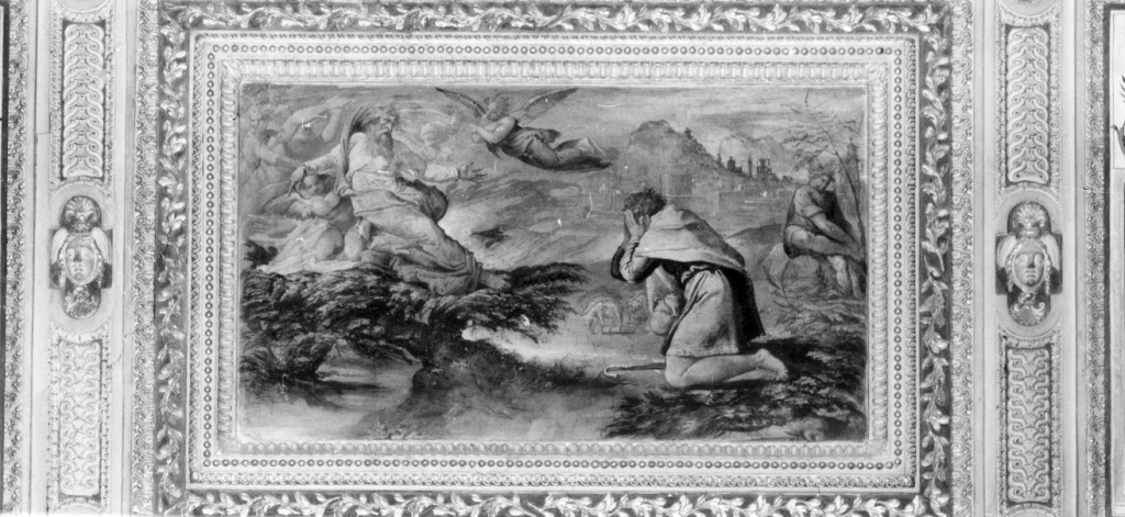 il roveto ardente (dipinto) di Pellegrini Pellegrino detto Pellegrino Tibaldi (sec. XVI)