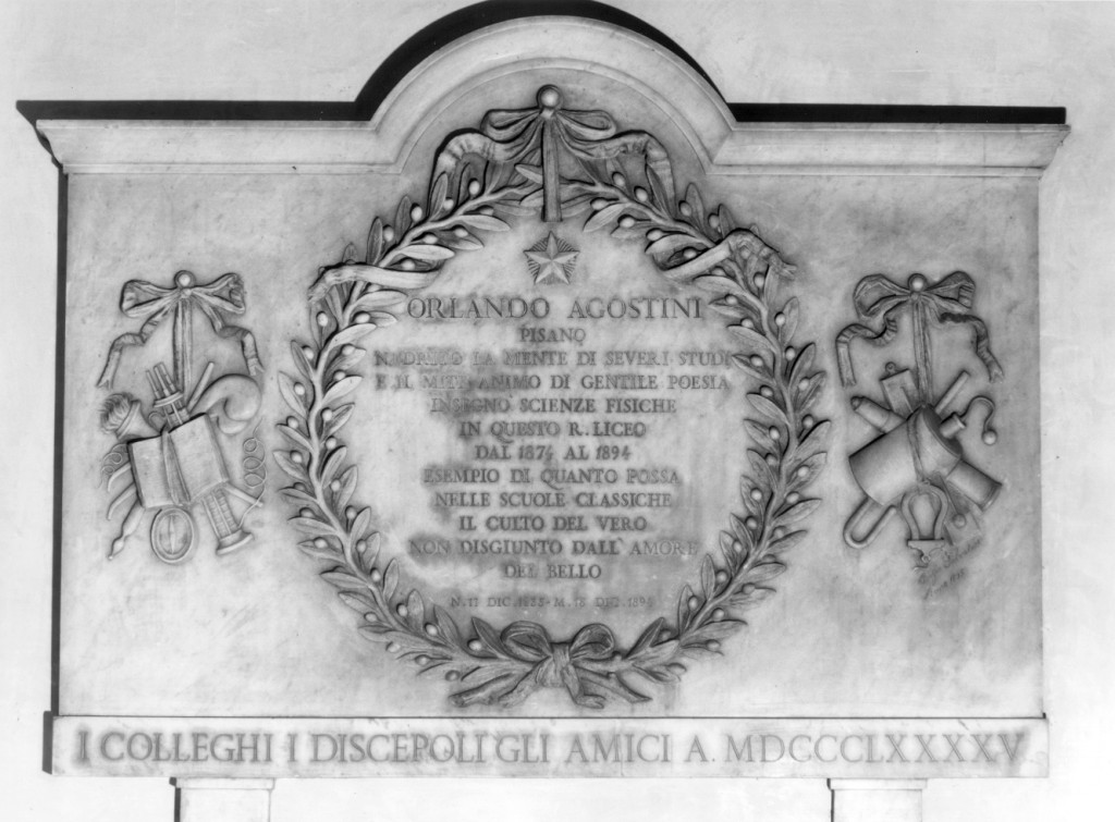 lapide commemorativa di Salvatore Biagio (sec. XIX)