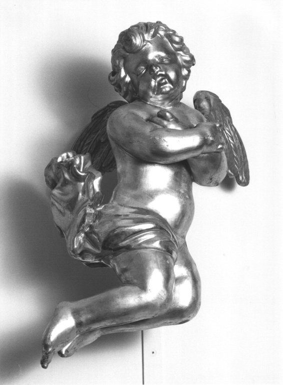 putto alato (scultura) - ambito romano (sec. XVIII)