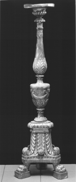 candeliere - ambito romano (primo quarto sec. XIX)