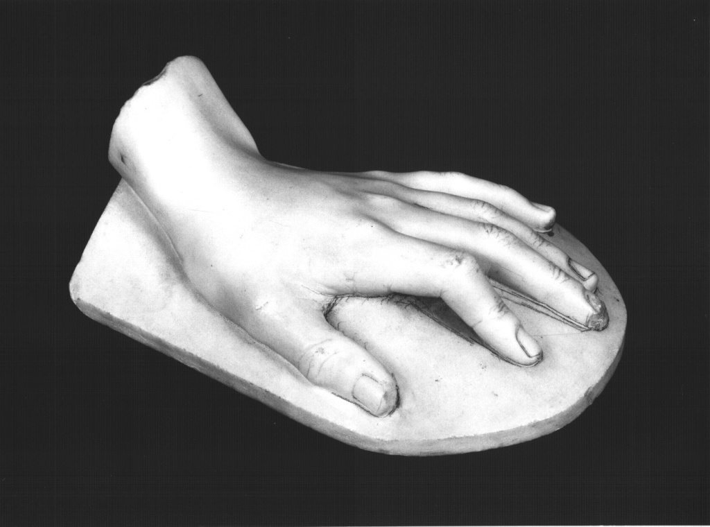 modello di una mano (scultura) - ambito romano (sec. XIX)