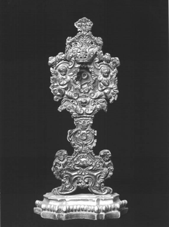 reliquiario - a ostensorio - ambito romano (sec. XVIII)