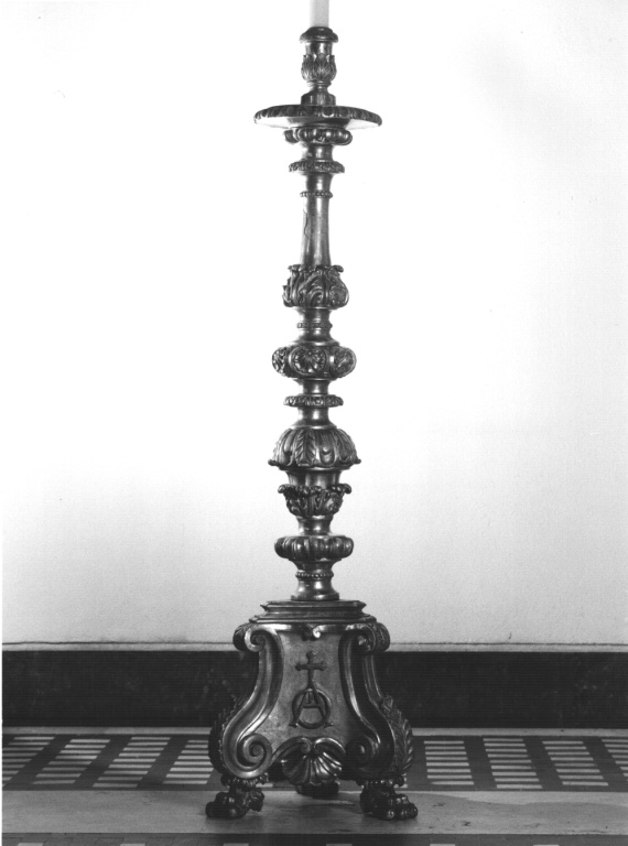 candelabro - ambito romano (seconda metà sec. XIX)