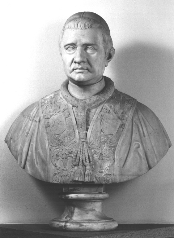 Papa Gregorio XVI (busto) - ambito romano (secondo quarto sec. XIX)