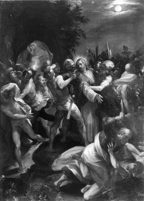cattura di Cristo (dipinto) di Cesari Giuseppe detto Cavalier d'Arpino (sec. XVI)