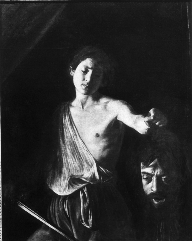 Davide e Golia (dipinto) di Merisi Michelangelo detto Caravaggio (sec. XVII)
