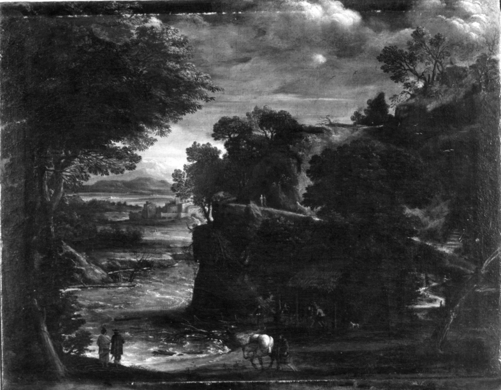 Paesaggio (dipinto) di Viola Giovan Battista (sec. XVII)