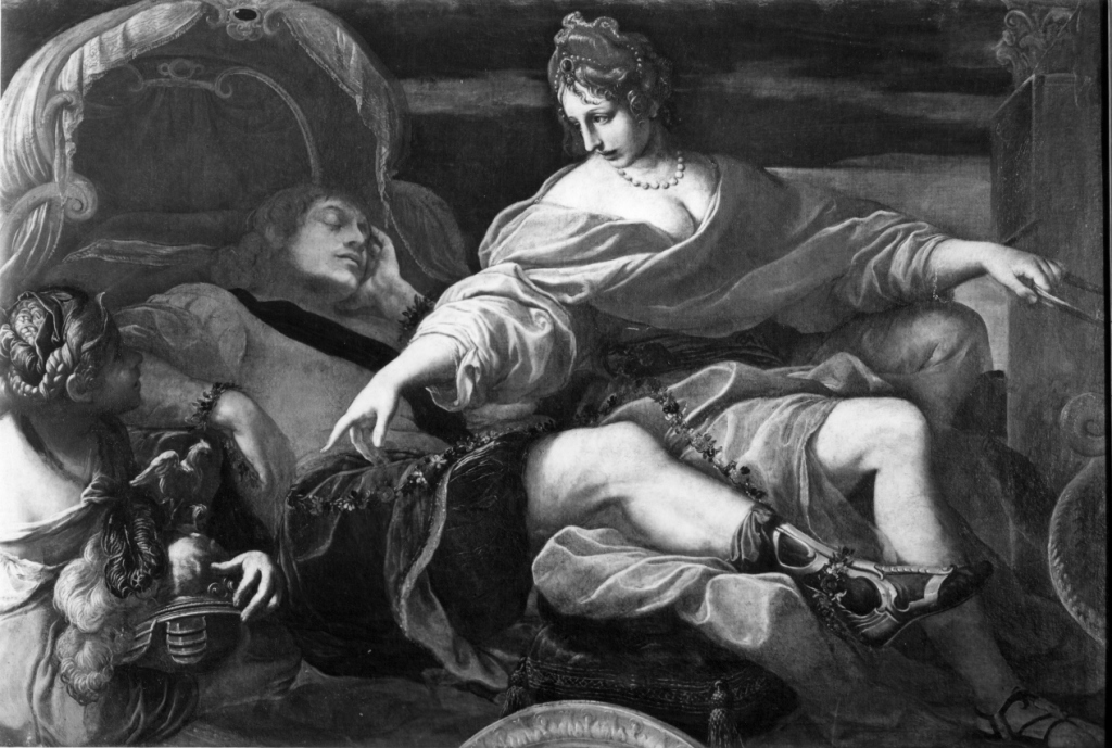 Rinaldo e Armida (dipinto) di Tiarini Alessandro (sec. XVII)