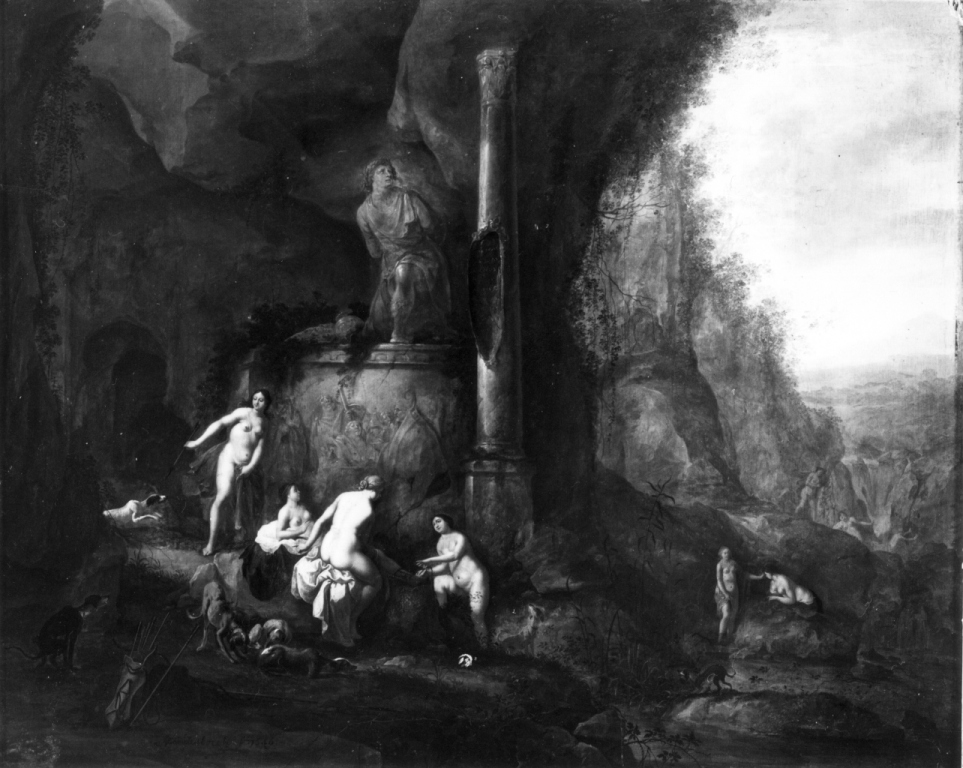 Il bagno di Diana (dipinto) di Van Cuylenborch Abraham (sec. XVII)