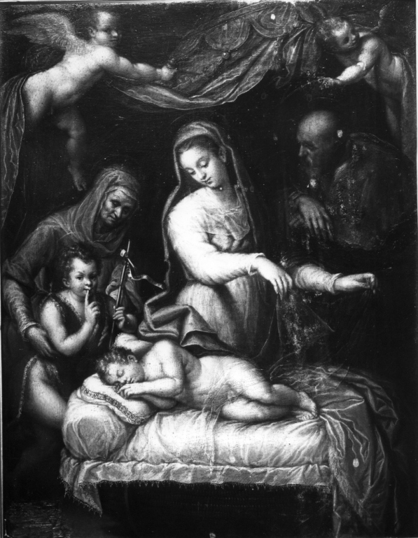Il sonno di Gesù (dipinto) di Fontana Lavinia (sec. XVI)