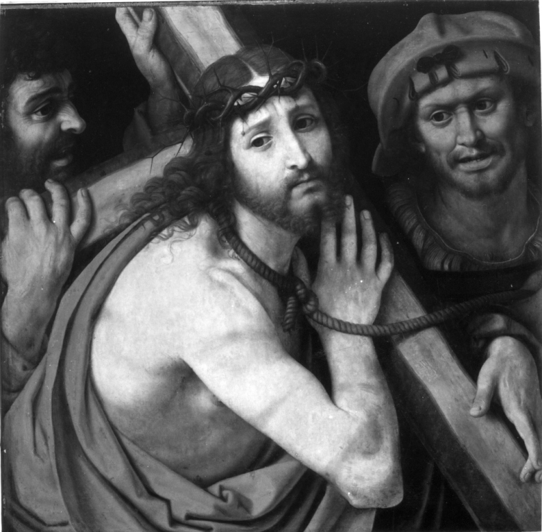 Cristo portacroce (dipinto) di Solario Andrea (sec. XVI)