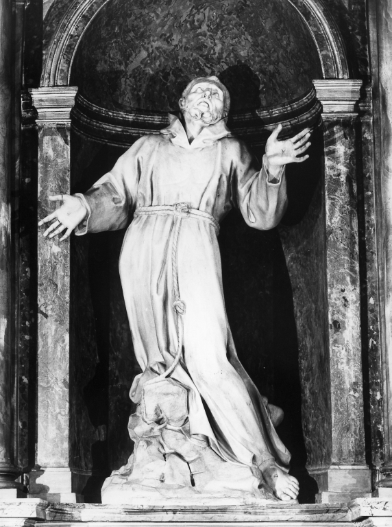 S. Francesco (statua) di Fancelli Iacopo Antonio (sec. XVII)