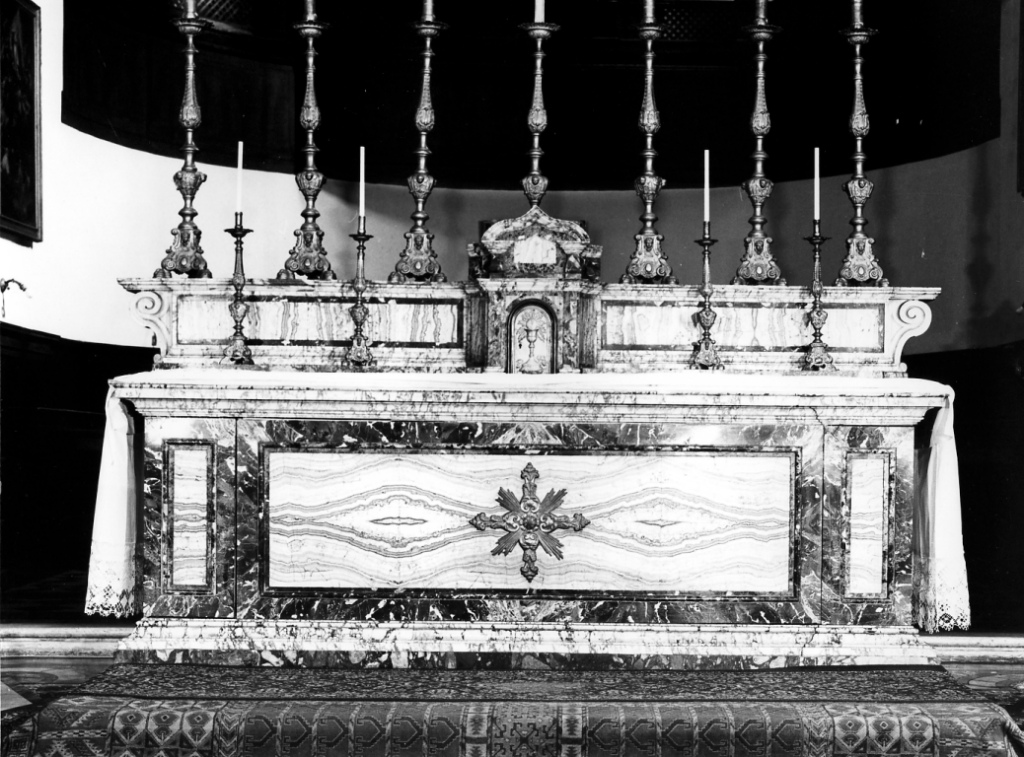 paliotto - ambito romano (metà, metà sec. XVII, sec. XVII)