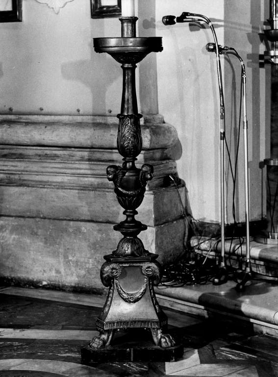 candeliere - ambito romano (metà sec. XIX)