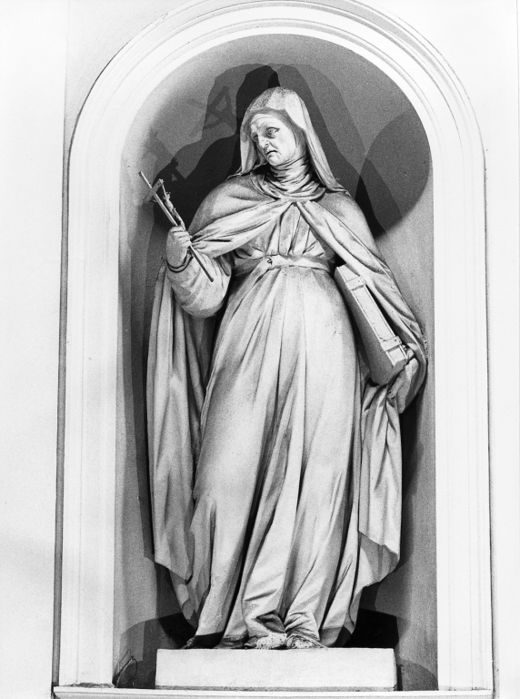 S. Caterina da Siena (statua) di Mariani Camillo (sec. XVII)