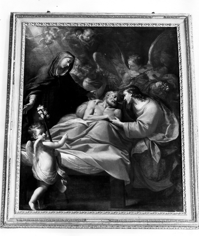 Transito di S. Giuseppe (dipinto) - ambito romano (seconda metà sec. XVII)