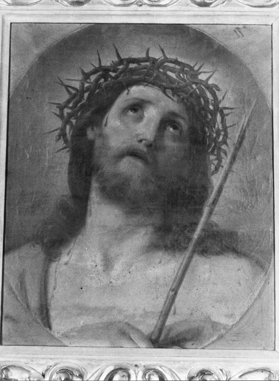 Cristo coronato di spine (dipinto) di Mazzadini G (sec. XIX)
