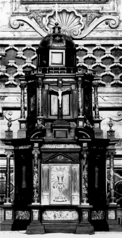 tabernacolo - manifattura romana (sec. XVIII)
