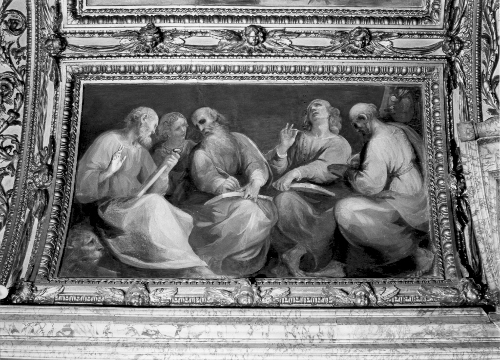 Dottori della Chiesa (dipinto) di Allegrini Francesco (sec. XVII)