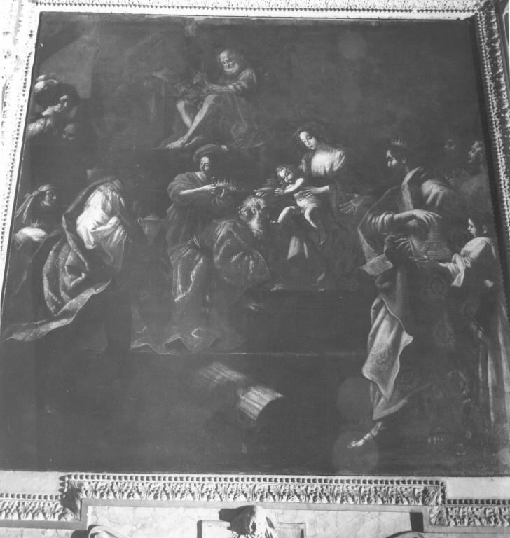 Adorazione dei Magi (dipinto) di Baglione Giovanni (sec. XVII)