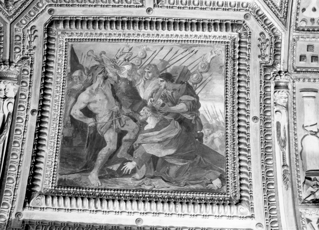 Cristo cade sotto la croce (dipinto) di Speranza Giovanni Battista (sec. XVII)