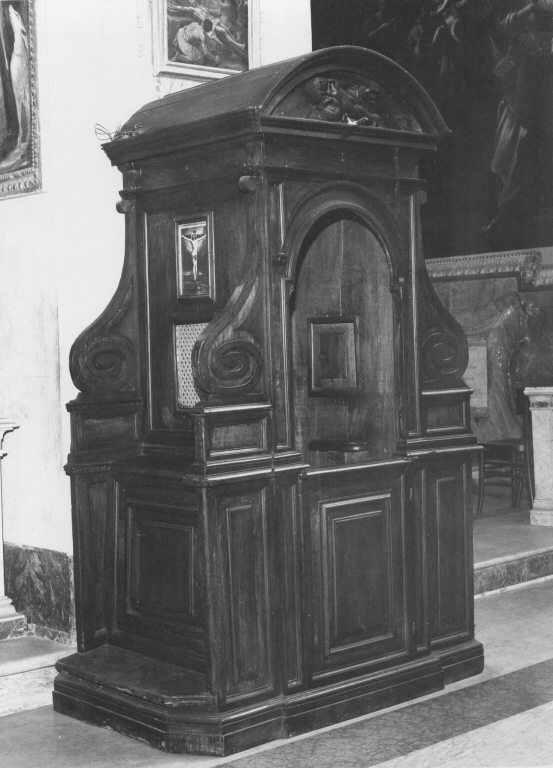 confessionale, serie - bottega romana (sec. XVIII)