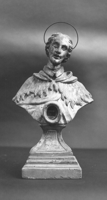 reliquiario - a busto - manifattura romana (fine/inizio secc. XVII/ XVIII)