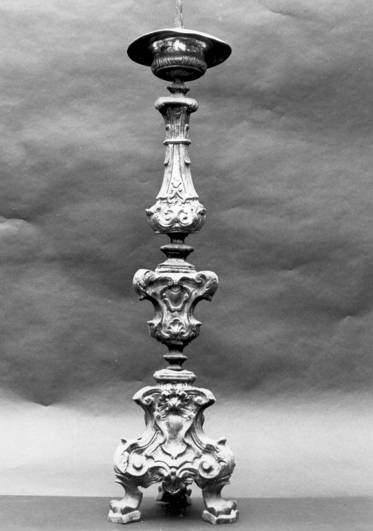 candeliere - manifattura romana (metà sec. XVII)