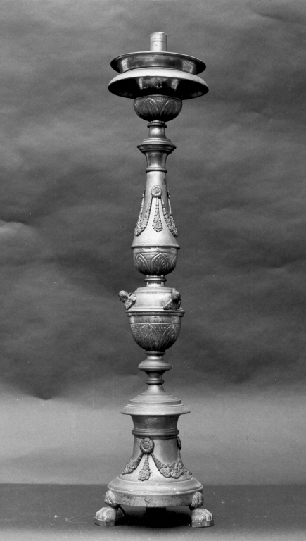 candeliere - manifattura romana (fine sec. XVIII)
