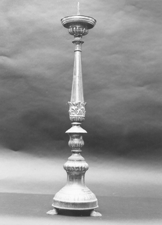 candeliere - manifattura romana (inizio sec. XIX)