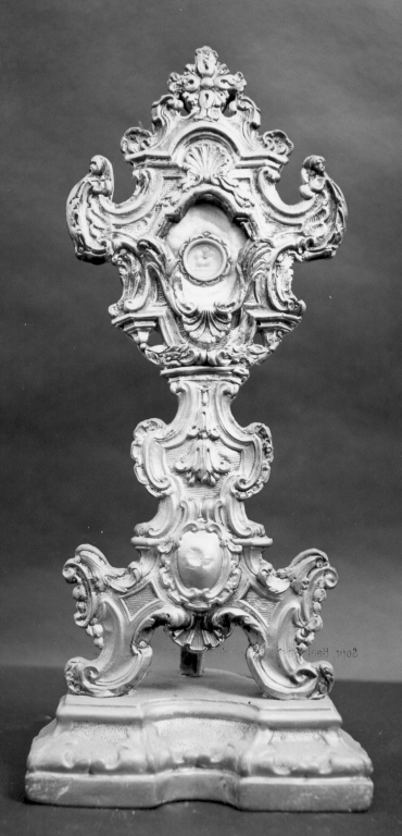 reliquiario - a ostensorio - manifattura romana (fine/inizio secc. XVII/ XVIII)