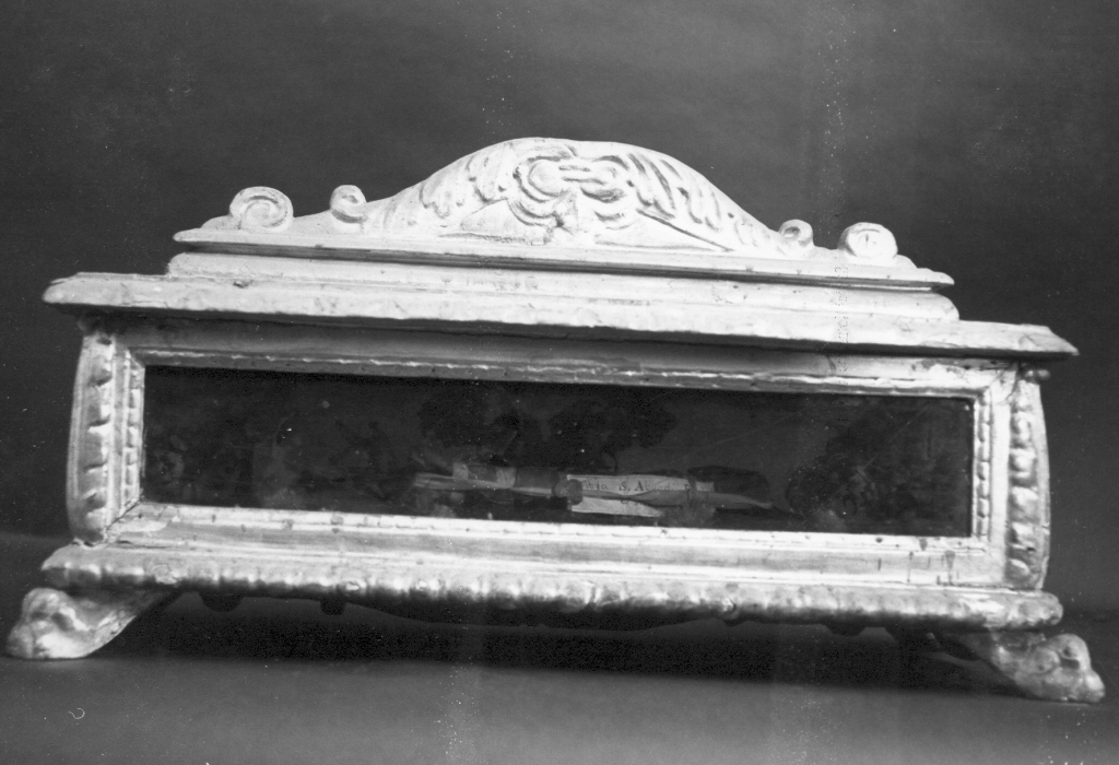 reliquiario a teca - a urna - manifattura romana (sec. XVI)