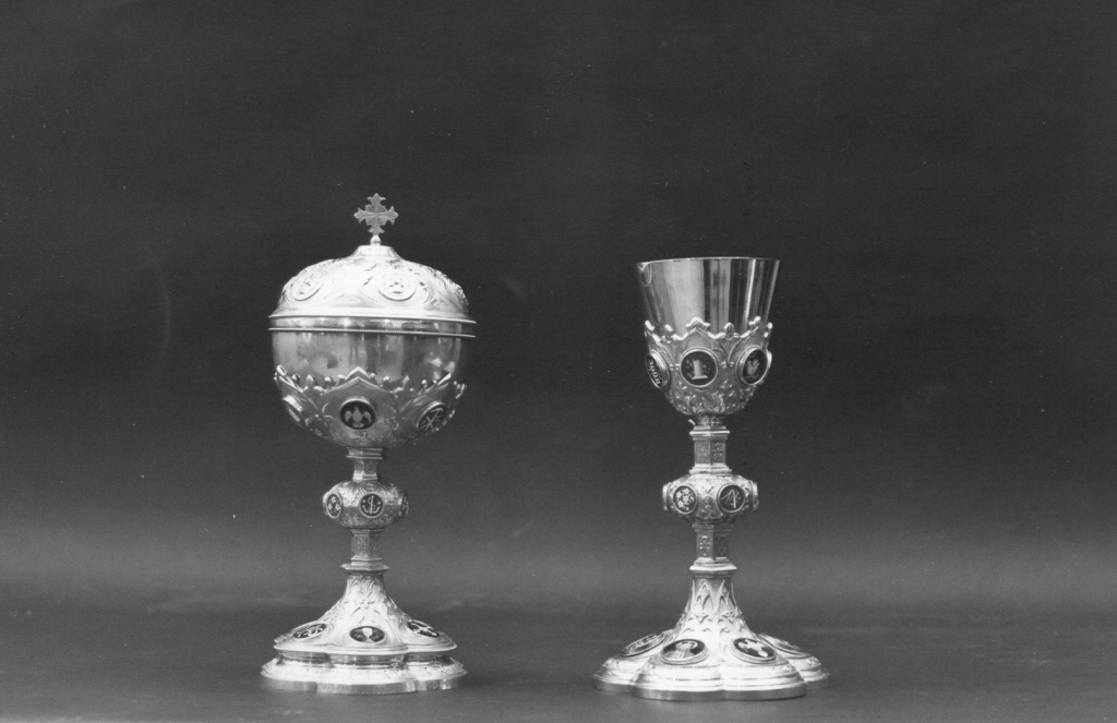 calice - manifattura romana (seconda metà sec. XIX)