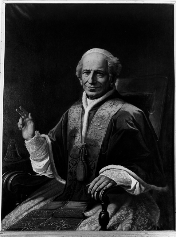 Ritratto di Leone XIII (dipinto) - ambito romano (ultimo quarto sec. XIX)