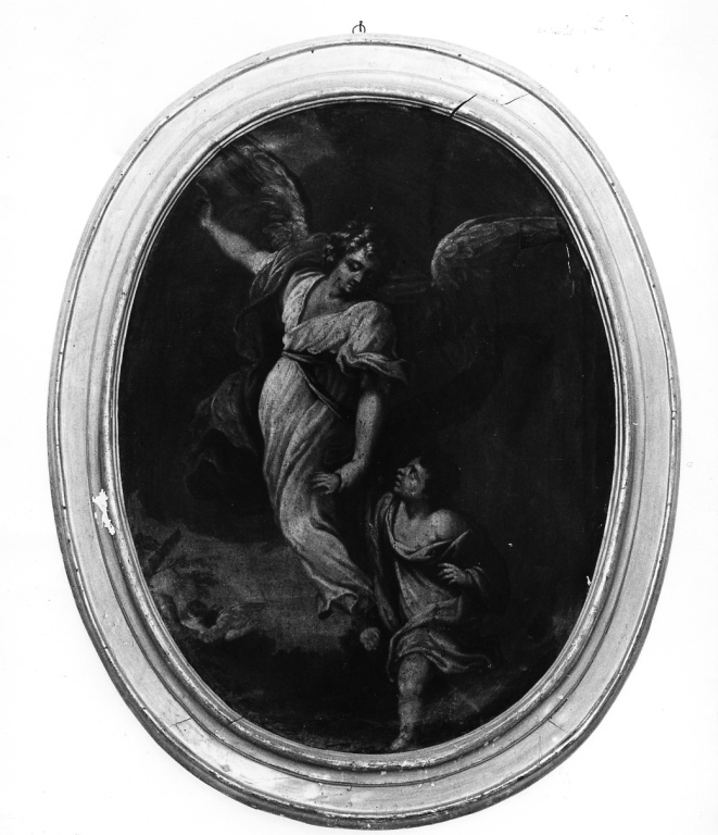 Angelo custode (dipinto) - ambito romano (metà sec. XVII)