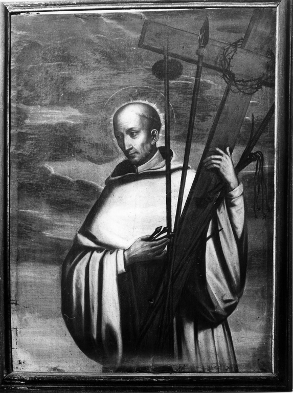S. Bernardo con gli strumenti della Passione (dipinto) - ambito romano (seconda metà sec. XVIII)
