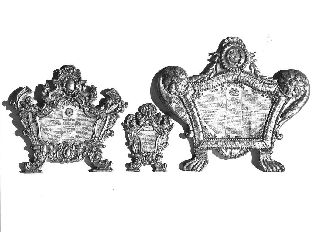 cartagloria - ambito romano (seconda metà sec. XVIII)