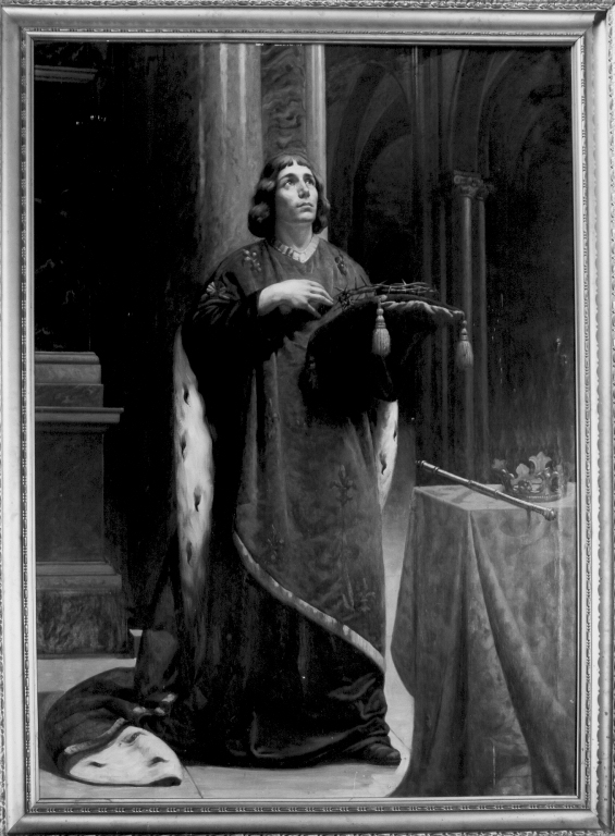 San Ludovico di Francia (dipinto) - ambito romano (sec. XIX)