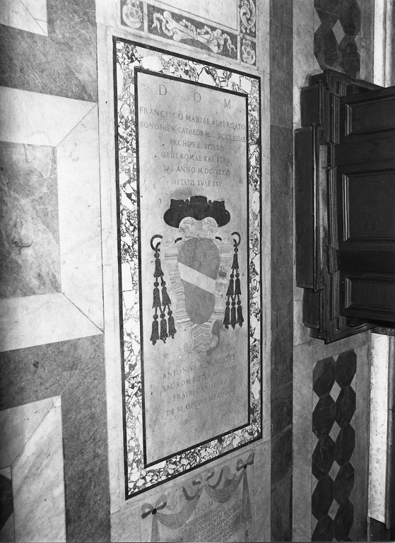 lapide tombale - ambito romano (sec. XVII)